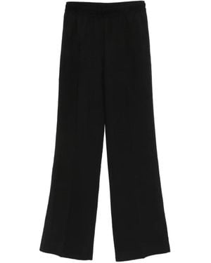 ERMANNO FIRENZE Elasticated Pants - Black