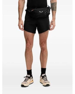 X Bionic Logo-Print Elasticated Shorts - Black