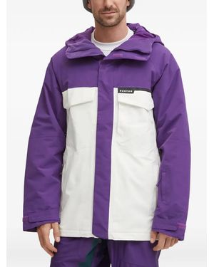 Burton Giacca Da Sci Con Design Color-Block - Viola