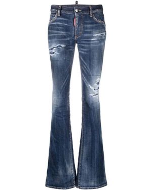 DSquared² Vaqueros Acampanados Tipo Cargo - Azul
