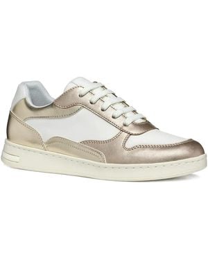 Geox Lace-Up Fastening Sneakers - White