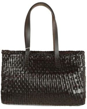 Dragon Diffusion Salvage Woven Handbag - Black