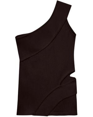 MISCI Arraial Strickoberteil Mit Cut-Out - Schwarz