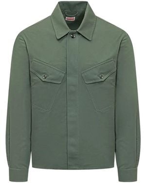 KENZO Flap Pocket Overshirt - Green
