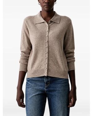 ViCOLO Cardigan Boutonné À Col Polo - Blue