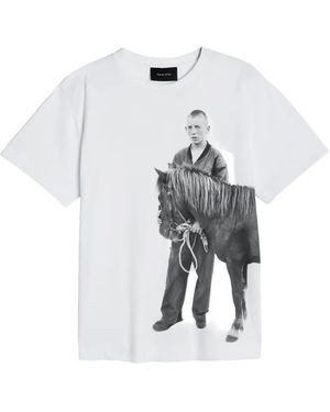 Simone Rocha Camiseta Con Estampado Gráfico - Blanco