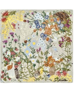 Bimba Y Lola Wild Pointillism Scarf - Metallic
