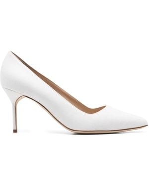 Manolo Blahnik 70Mm Bb Pumps - White