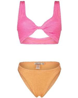 Paramidonna Donika Textured Bikini - Pink