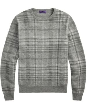 Ralph Lauren チェック トップ - グレー
