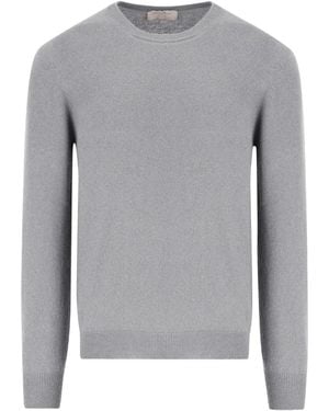 Chez Paul Ribbed Cashmere Jumper - Grey