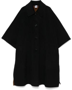 Aspesi Wool Cape - Black
