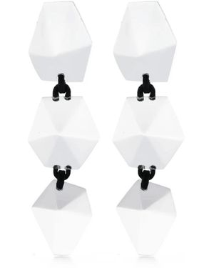 Monies Orecchini Pendenti Lumen - Bianco