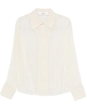 Séfr Imogen Cotton Shirt - Blanco