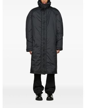 McQ Hooded Zip Coat - Black