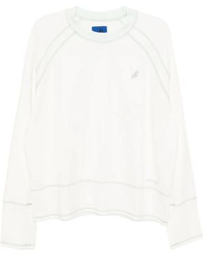 Asics Camiseta con eslogan bordado - Blanco