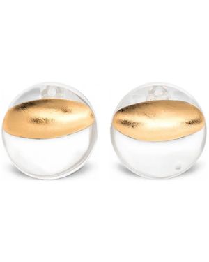 Monies Sirone Metallic-Effect Clip-On Earrings