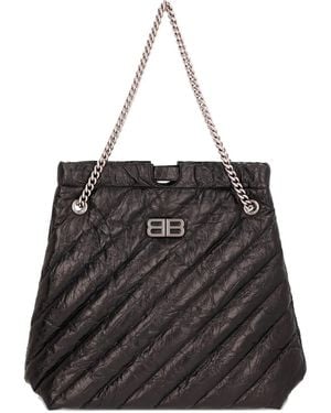 Balenciaga キルティング ショルダーバッグ - ブラック