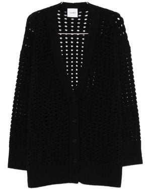 Nude Open-Knit Wool Jumper - Black