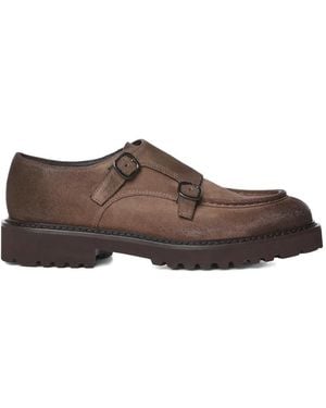 Doucal's Monk-Schuhe Mit Doppelriemen - Braun