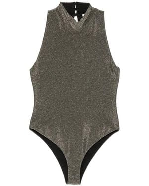 forte_forte Body Con Efecto De Purpurina - Gris