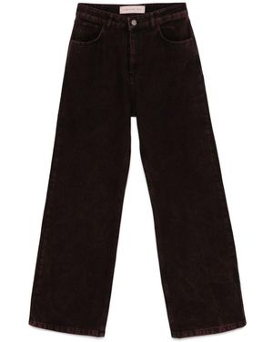 FEDERICA TOSI Wide-Leg Jeans - Black