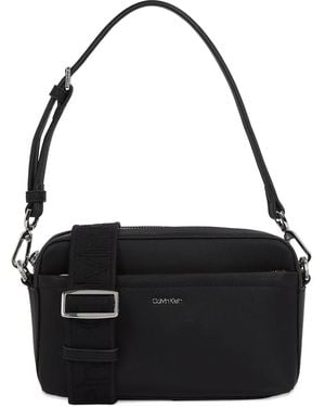 Calvin Klein Bolso de hombro Camera pequeño - Negro