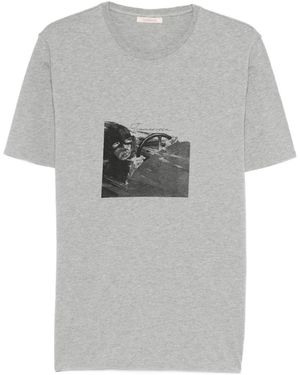 Sartoria Tramarossa Justin Graphic T-Shirt - Grey