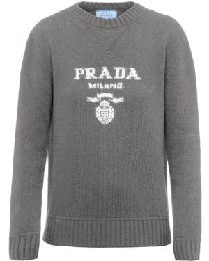 Prada カシミア セーター - グレー