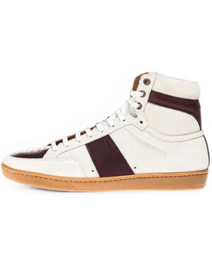 Saint Laurent Sl/10 High-Top Trainers - White