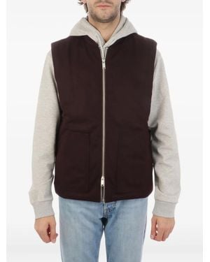 Autry Gilet Con Zip - Nero