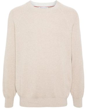 Brunello Cucinelli クルーネック セーター - ナチュラル