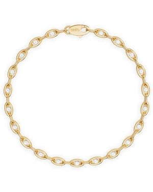 Apm Monaco Pavé Chain Adjustable Bracelet - Metallic