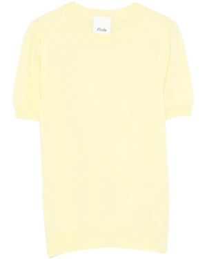 Allude Short-Sleeve T-Shirt - Yellow