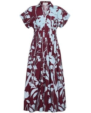 Cara Cara Nash Minikleid Mit Blumenprint - Weiß
