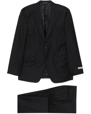 Canali Single-Breasted Suit - Black