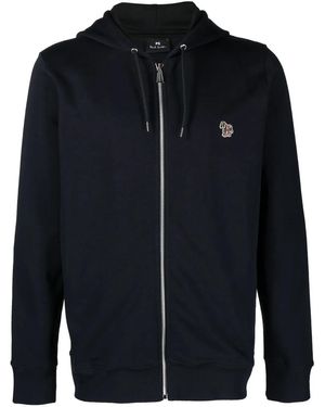 Paul Smith Sudadera Con Capucha Y Cremallera - Azul