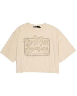 Bimba Y Lola Graphic-Print T-Shirt - Natural