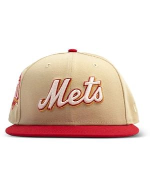 KTZ 59Fifty New York Mets Patch Cap - Natural