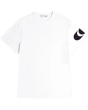 CIARAN Cc1 Logo-Print T-Shirt - White