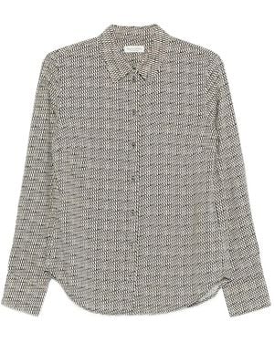 Marc O' Polo Blouse À Imprimé Peau De Serpent - Gray
