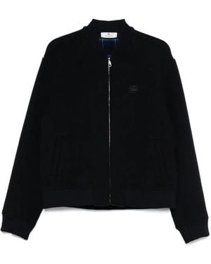 Etro エンブロイダリー ボンバージャケット - ブラック