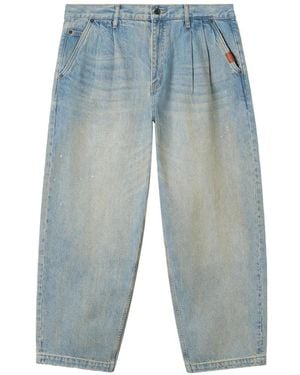 AFTERMATHS Geplooide Jeans - Blauw