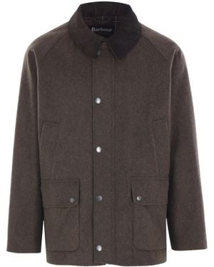 Barbour Corduroy Shirt Jacket - Grey