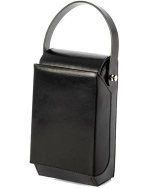 Merryl Tielman Frank Top-Handle Leather Cross Body Bag Bag - Black