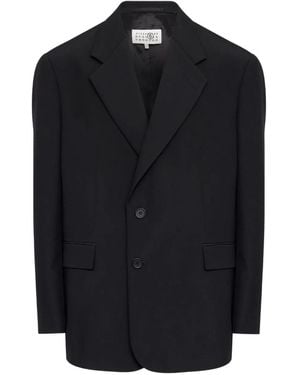 MM6 by Maison Margiela Klassisches Sakko - Schwarz