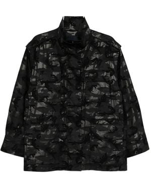 Juun.J Detachable Sleeve Jacket - Black