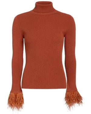 Marie Oliver Tucker Gerippter Pullover - Rot