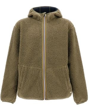 K-Way Jack Reversible Hooded Jacket - Green
