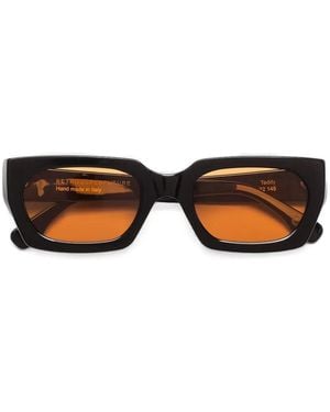 Retrosuperfuture Teddy Refined Rectangle-Frame Sunglasses - Black